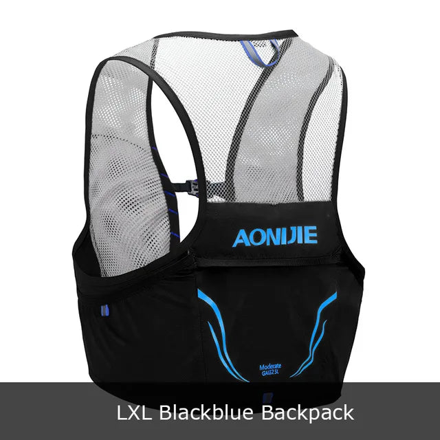 AONIJIE - Mochila com chaleco de hidratação para correr, transpirável, leve, para maratonas, trail running, 2,5 L