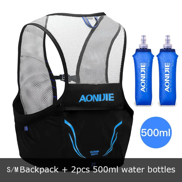 AONIJIE - Mochila con chaleco de hidratación para correr, transpirable, ligera, para maratones, trail running, 2,5 L