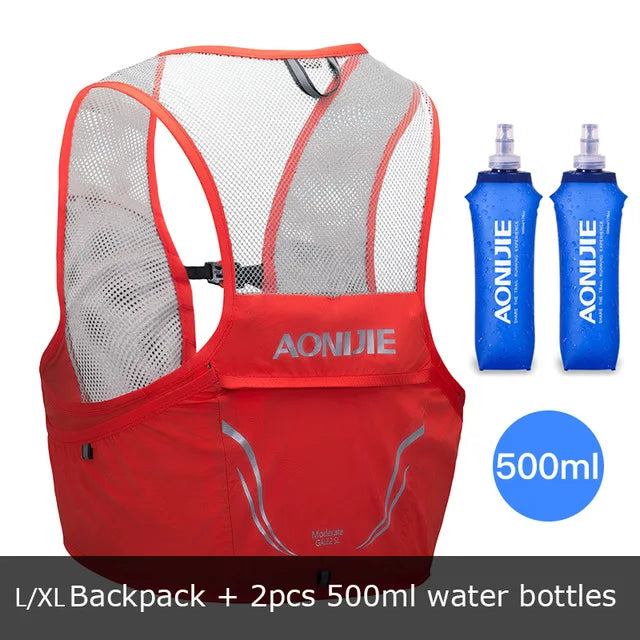 AONIJIE - Mochila con chaleco de hidratación para correr, transpirable, ligera, para maratones, trail running, 2,5 L